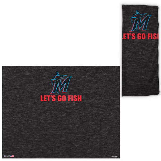 Miami Marlins heathered Fan Wraps