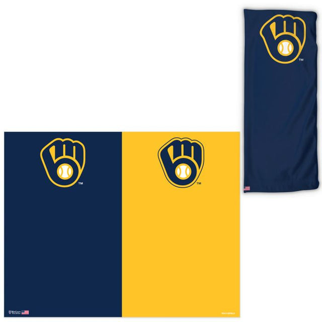 Envolturas para fanáticos de dos colores de los Milwaukee Brewers