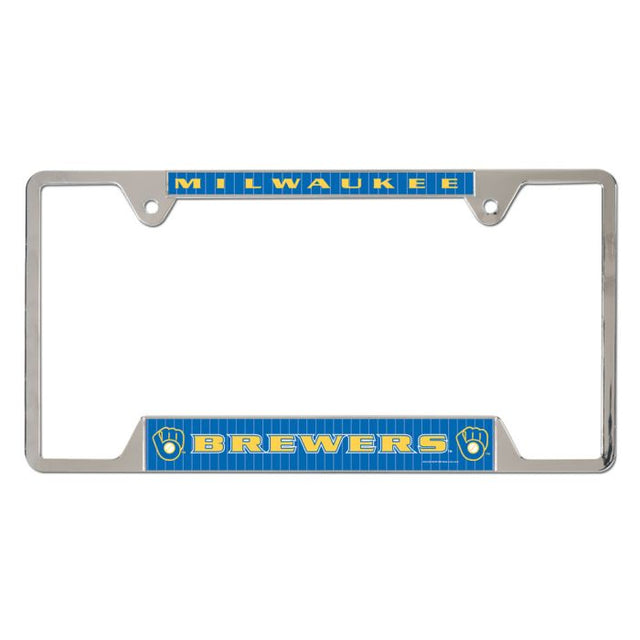 Milwaukee Brewers 2nd Design Metal License Plate Frame