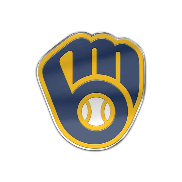 Milwaukee Brewers Auto Badge w/color