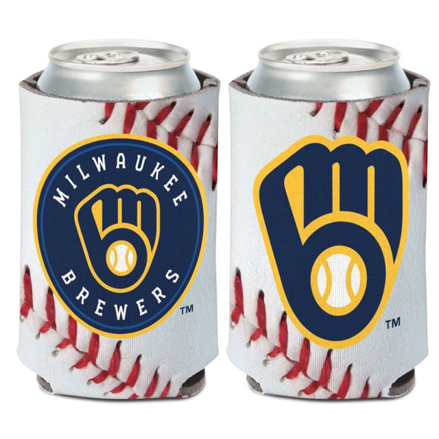 Enfriador de lata con forma de bola de los Milwaukee Brewers, 12 oz.