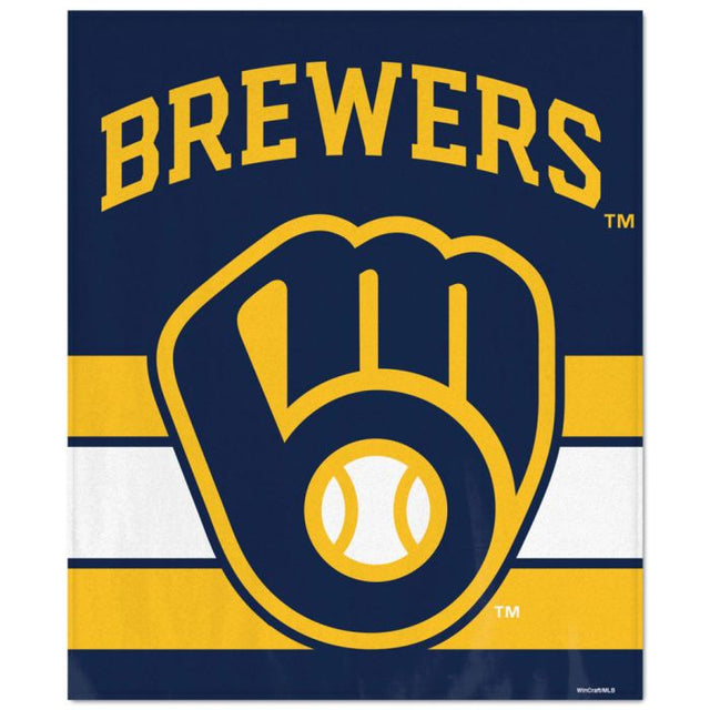 Manta de los Milwaukee Brewers: ultra suave, 50" x 60"