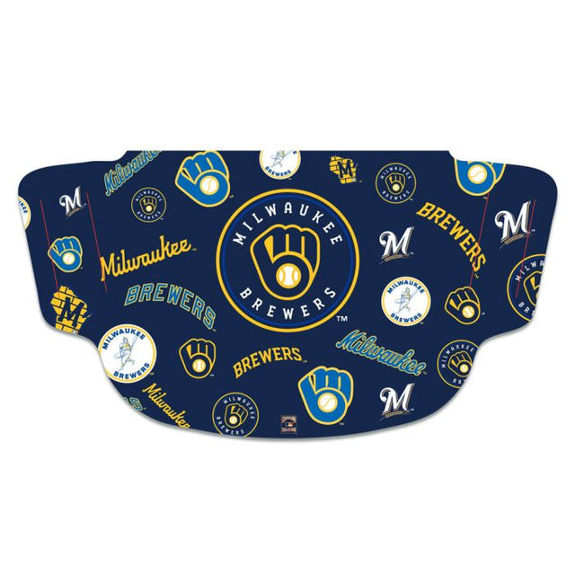 Mascarillas faciales para aficionados de los Milwaukee Brewers/Cooperstown