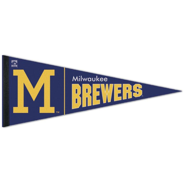 Milwaukee Brewers / Cooperstown Premium Pennant 12" x 30"