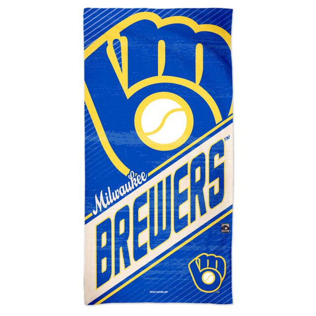 Toalla de playa Spectra de los Milwaukee Brewers/Cooperstown, 30" x 60"