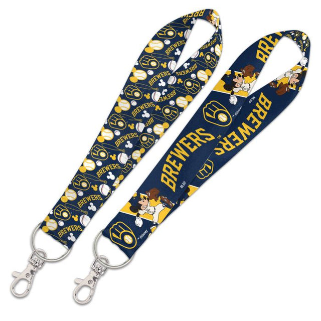 Milwaukee Brewers / Disney Mickey Mouse Lanyard Key Strap 1"