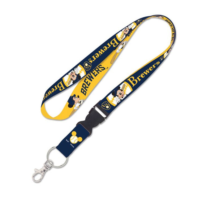 Milwaukee Brewers / Disney Mickey Mouse Lanyard w/detachable buckle 1"