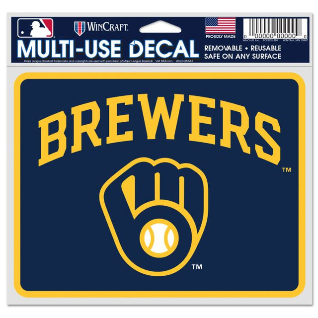 Calcomanías para fanáticos de los Milwaukee Brewers de 5" x 6"