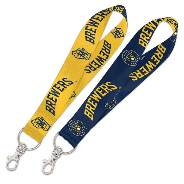 Milwaukee Brewers Lanyard Key Strap 1"