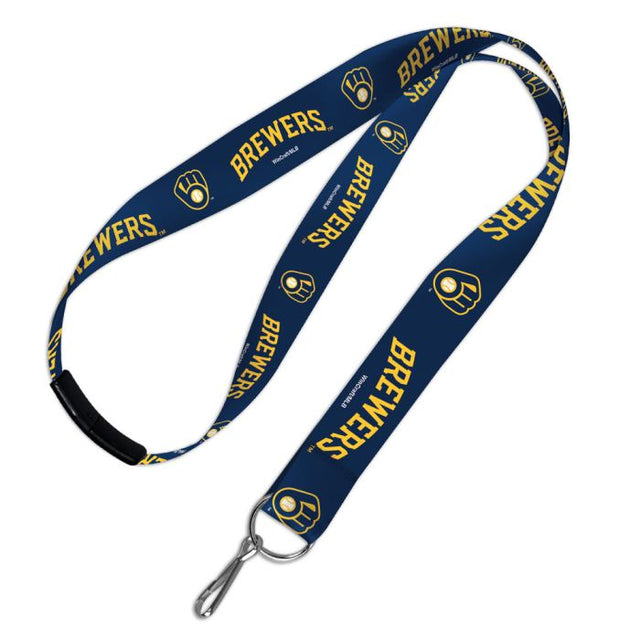 Cordones de los Milwaukee Brewers con cierre de seguridad de 1"