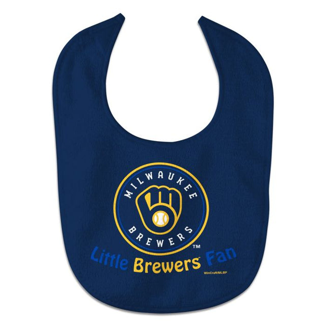 Babero para bebé All Pro de LITTLE FAN de Milwaukee Brewers / Littlest Fan