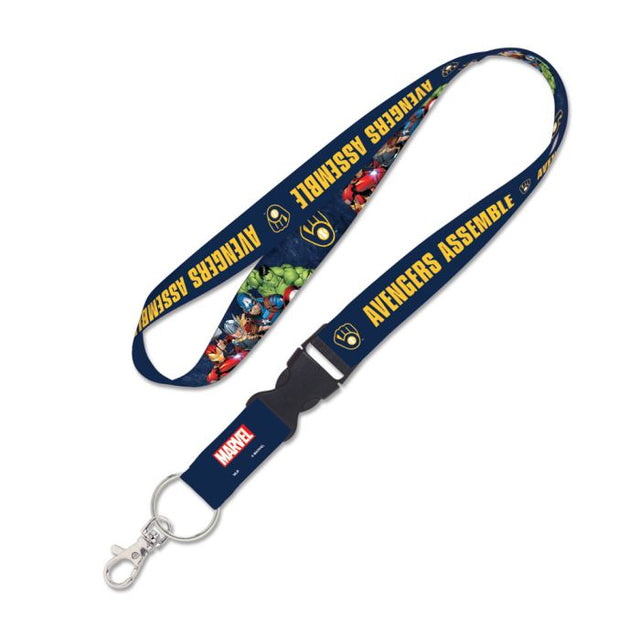 Milwaukee Brewers / Marvel (c) 2021 MARVEL Lanyard w/detachable buckle 1"