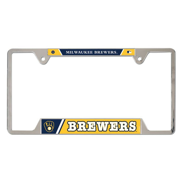 Milwaukee Brewers Metal License Plate Frame