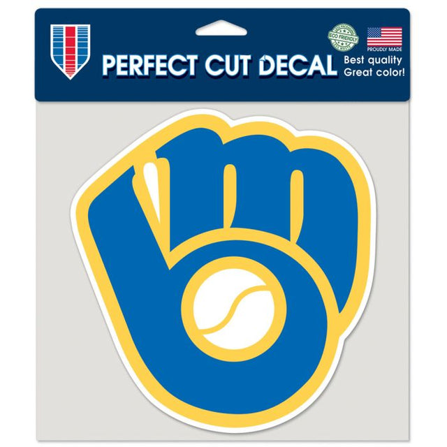 Milwaukee Brewers Perfect Cut Color Decal 8" x 8"