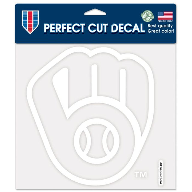 Milwaukee Brewers Perfect Cut Decals 8" x 8"