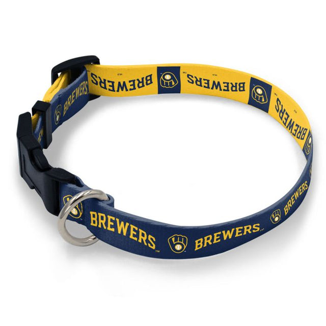 Collar para mascotas de los Cerveceros de Milwaukee