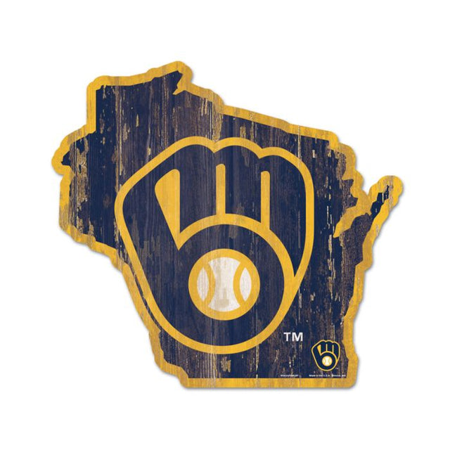 Milwaukee Brewers STATE SHAPE