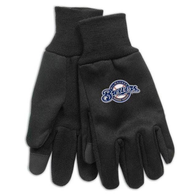 Milwaukee Brewers Secondary Logo Technology Gloves 9 oz.