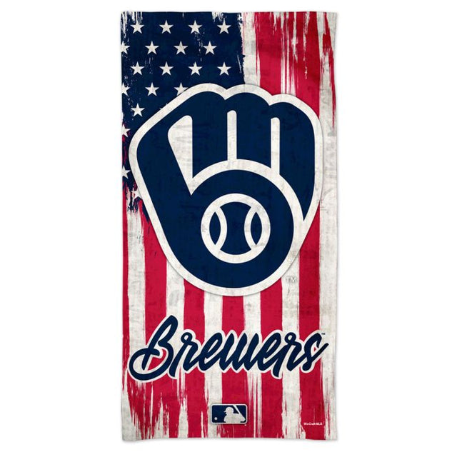 Toalla de playa Spectra de los Milwaukee Brewers, 30" x 60"