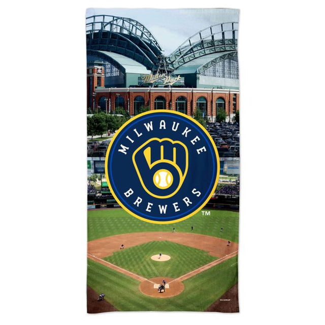 Toalla de playa Spectra de los Milwaukee Brewers, 30" x 60"