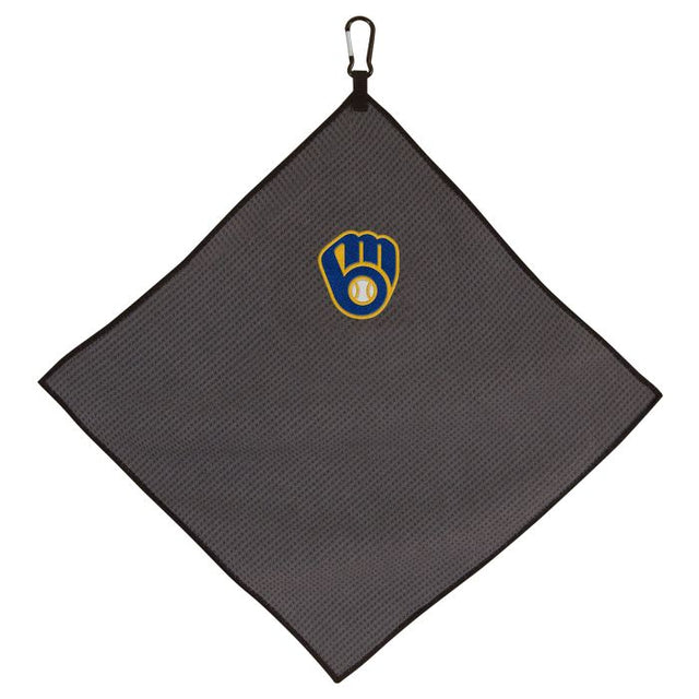 Milwaukee Brewers Towel - Grey Microfiber 15" x 15"