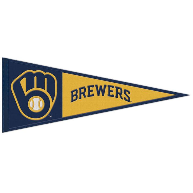 Milwaukee Brewers Wool Pennant 13" x 32"