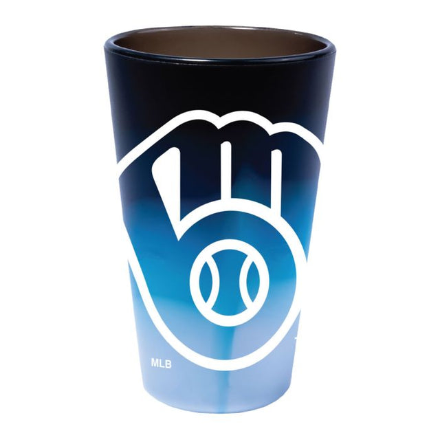 Milwaukee Brewers fashion 16 oz Silicone Pint Glass