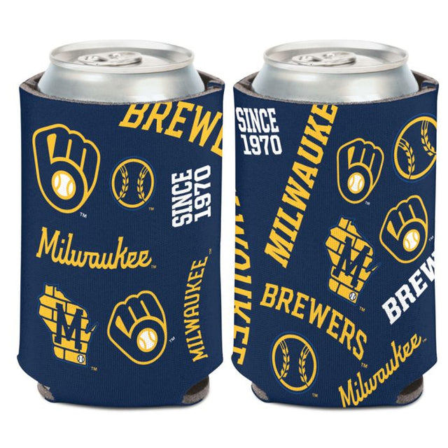 Milwaukee Brewers scatter Can Cooler 12 oz.