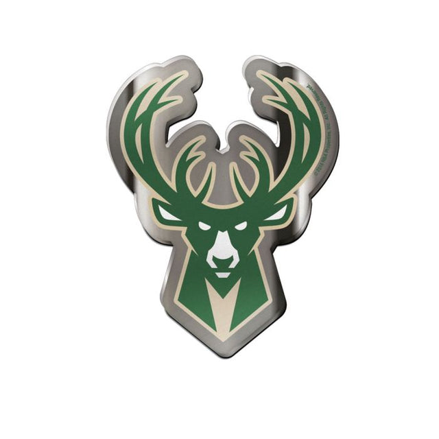 Emblema acrílico para automóvil de los Milwaukee Bucks