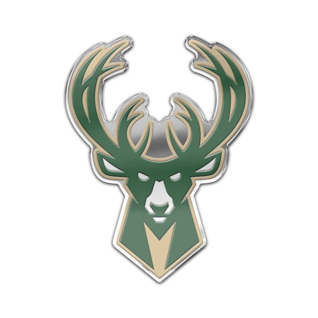 Insignia de auto de Milwaukee Bucks con color