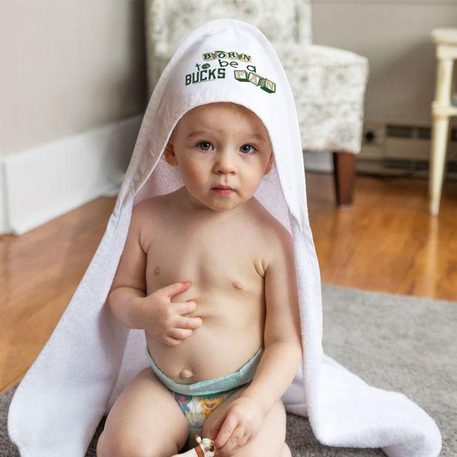 Milwaukee Bucks BORN All Pro Hooded Baby Towel