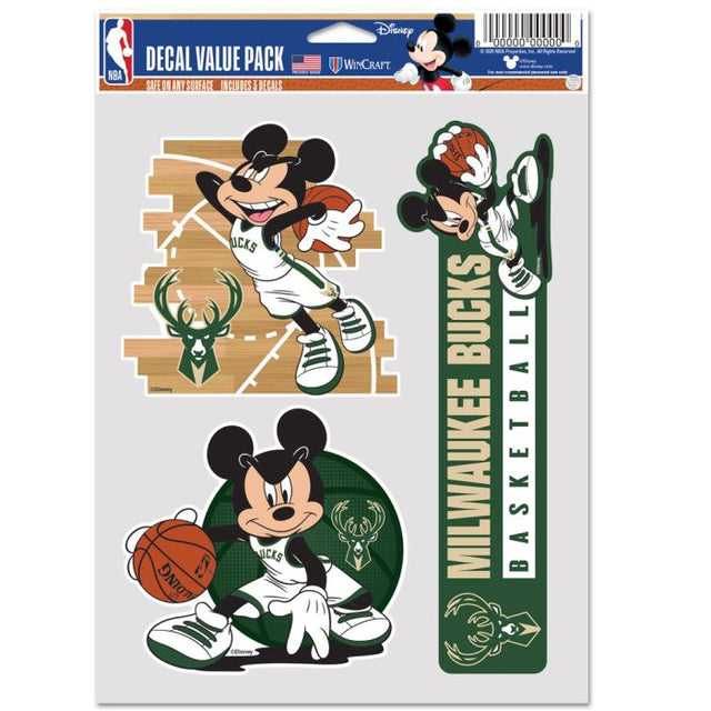 Milwaukee Bucks / Disney Multi Use 3 Fan Pack