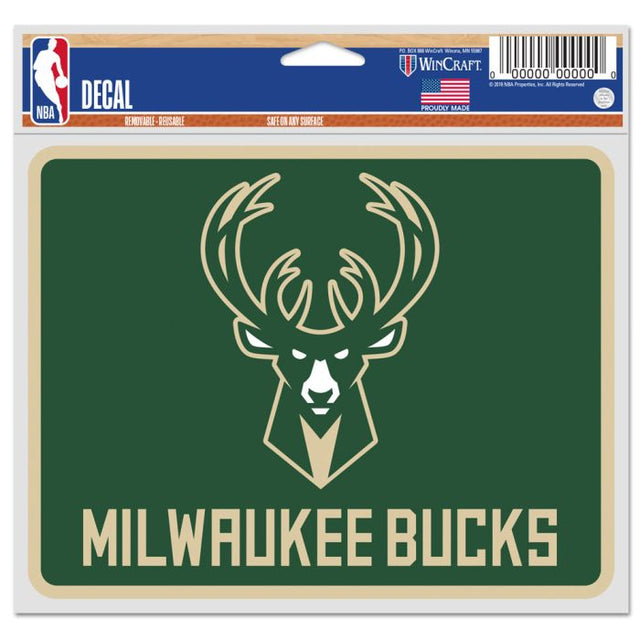 Milwaukee Bucks Fan Decals 5" x 6"