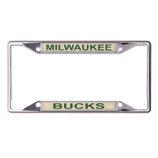 Marco de malla con licencia GLITTER de Milwaukee Bucks, de manga corta y estampado