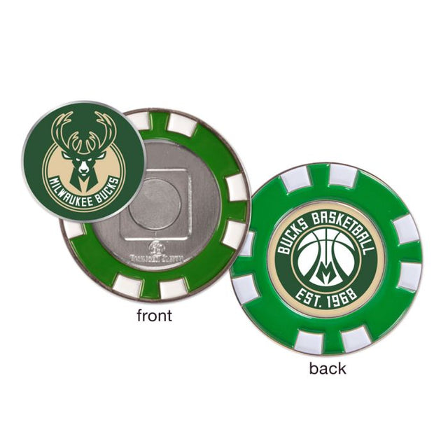 Milwaukee Bucks Golf Poker Chip Marker