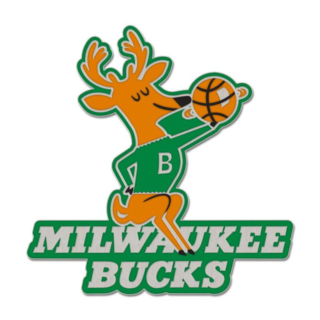 Milwaukee Bucks / Hardwoods Collector Enamel Pin Jewelry Card