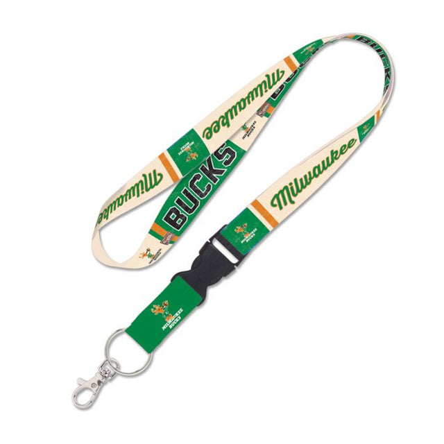 Milwaukee Bucks Lanyard w/detachable buckle 1"