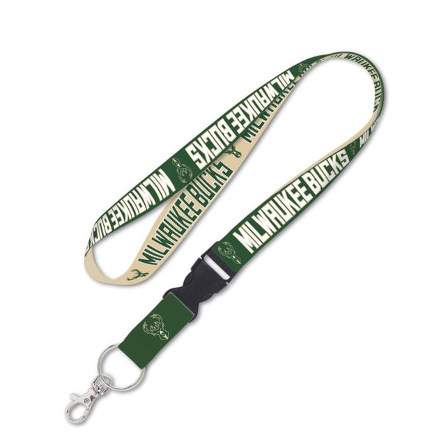 Milwaukee Bucks Lanyard w/detachable buckle 1"