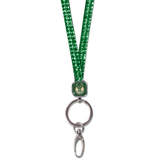 Milwaukee Bucks Lanyards- Crystal Bling