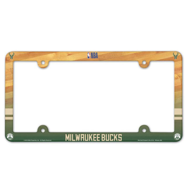 Milwaukee Bucks Lic Plate Frame Full Color