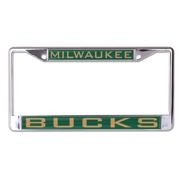 Milwaukee Bucks Lic Plt Frame S/L Printed