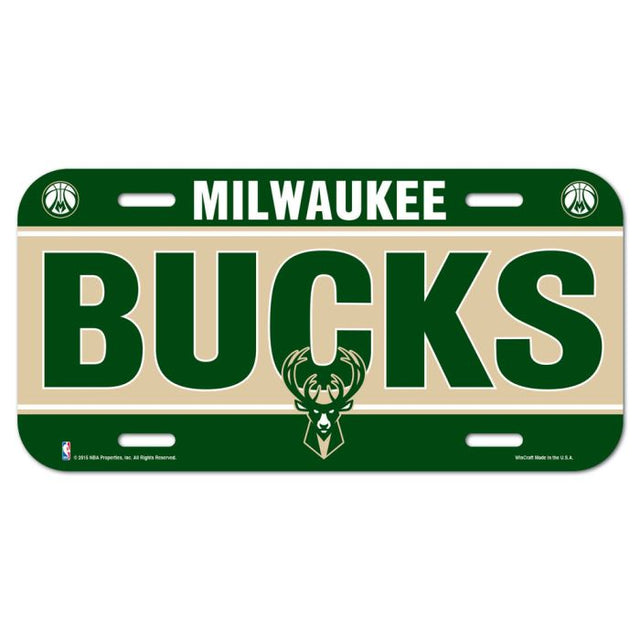 Milwaukee Bucks License Plate