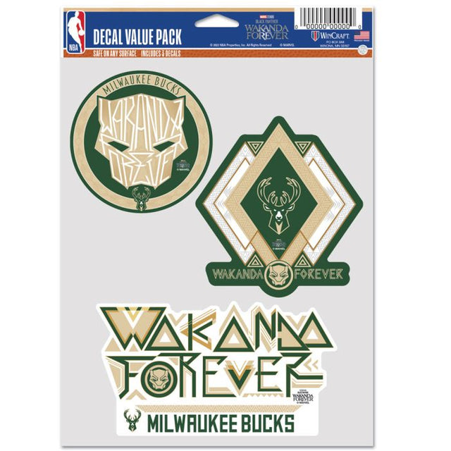 Milwaukee Bucks / Marvel (c) 2022 MARVEL Multi Use 3 FAN PACK