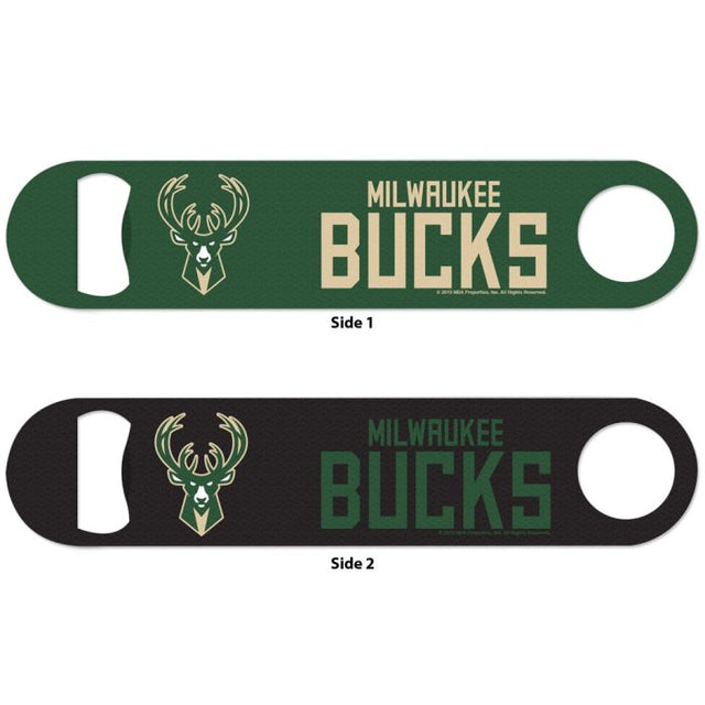 Milwaukee Bucks Metal Bottle Opener 2 Sided