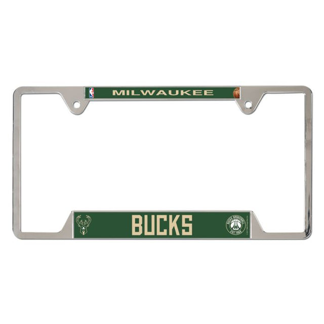 Milwaukee Bucks Metal License Plate Frame