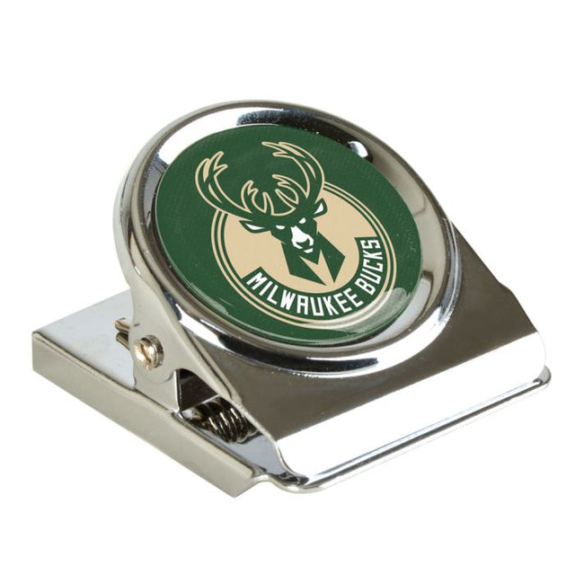 Milwaukee Bucks Metal Magnet Clip