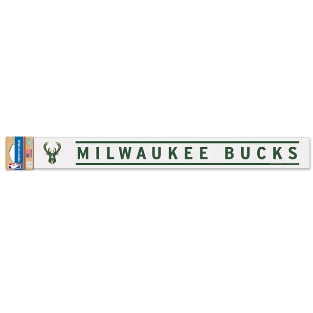 Milwaukee Bucks Perfect Cut Decals 2" x 17"