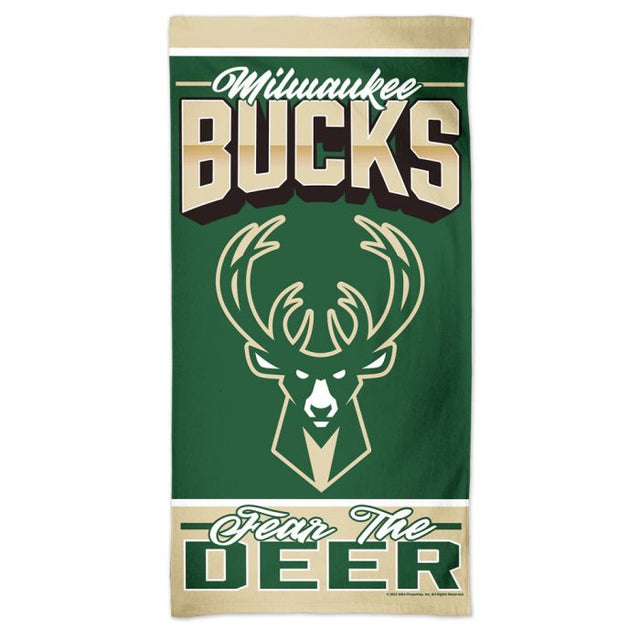 Milwaukee Bucks Spectra Beach Towel 30" x 60"