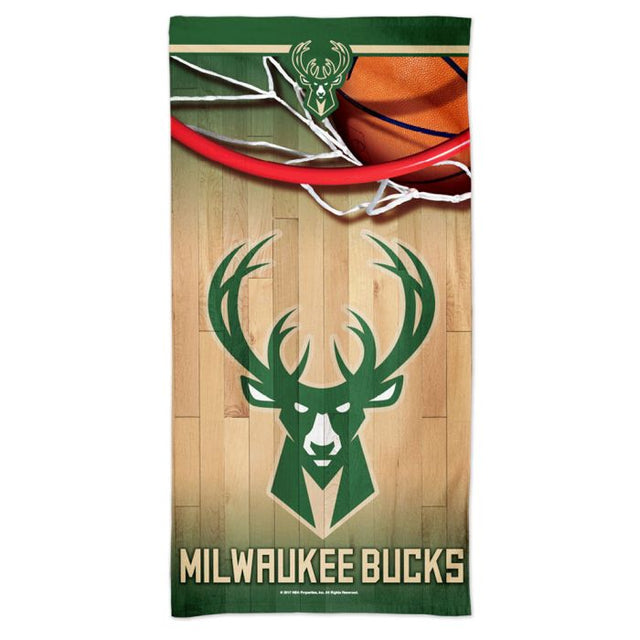 Milwaukee Bucks Spectra Beach Towel 30" x 60"