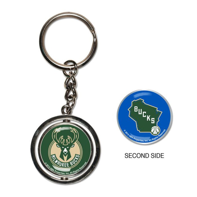 Milwaukee Bucks Spinner Key Ring